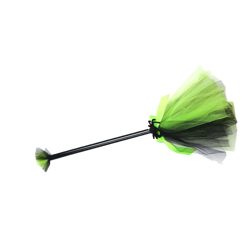 

Make up Witch Broom Whisk Halloween Costumes for Women Indoor Decorations