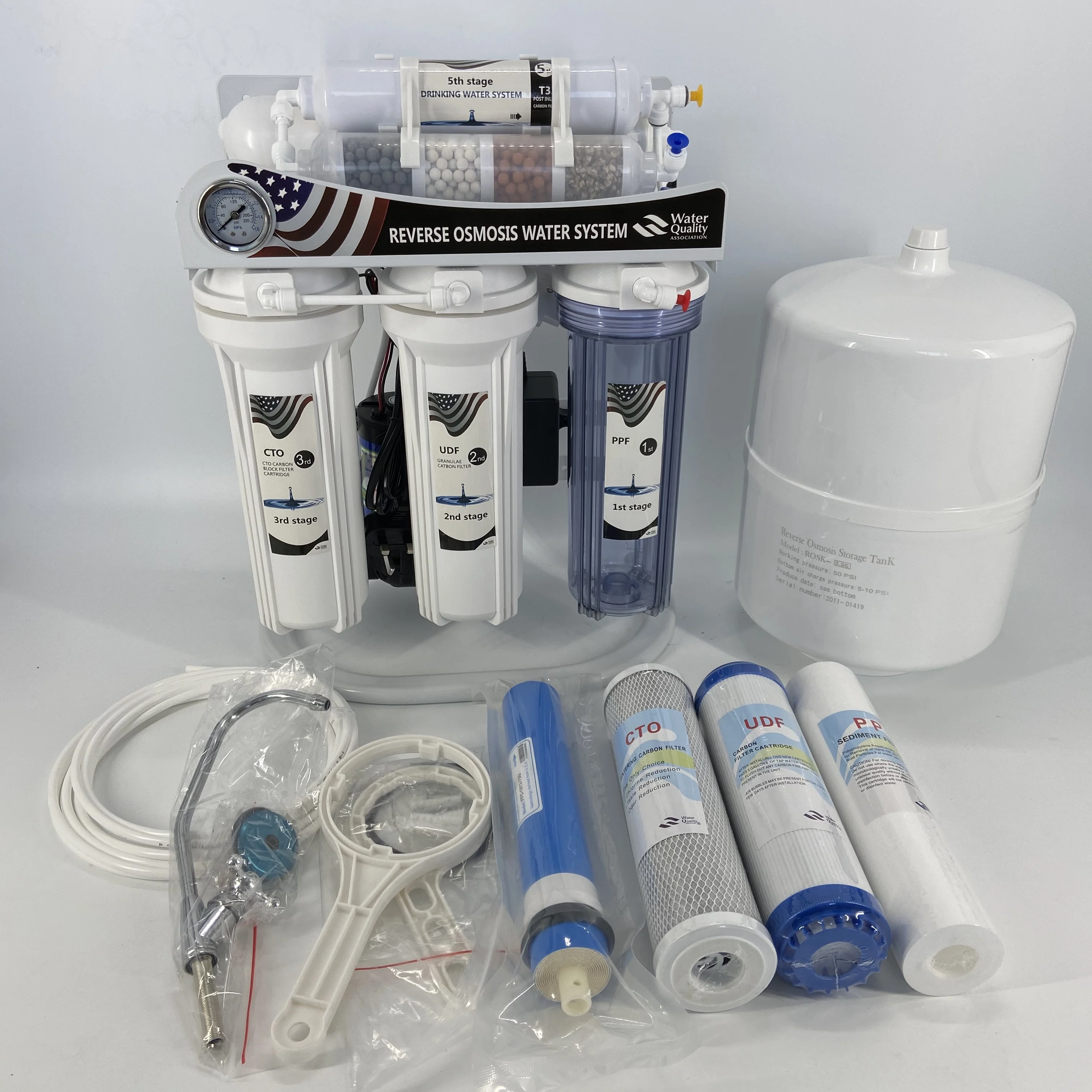 Factory Price 75 GPD 5 Stage Drinking Water RO Machine Plant