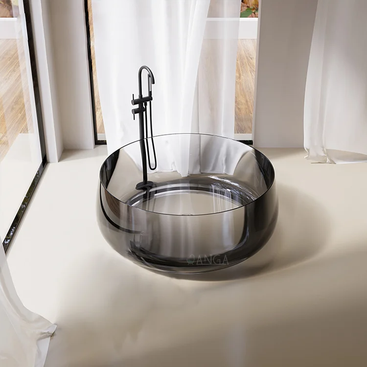 

Круглые отдельно стоящие ванны, смоляная ванна для ванной комнаты, сексуальная ванна для замачивания для 2-местных ванн