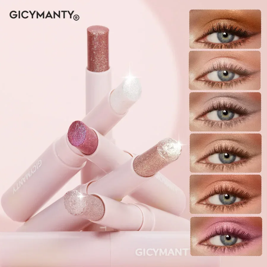 Cross-border Makeup Jelly Eyeshadow Stick Starlight Pearlescent Fine Flashing Eyeshadow Pen Highlight Silkworm Brighte