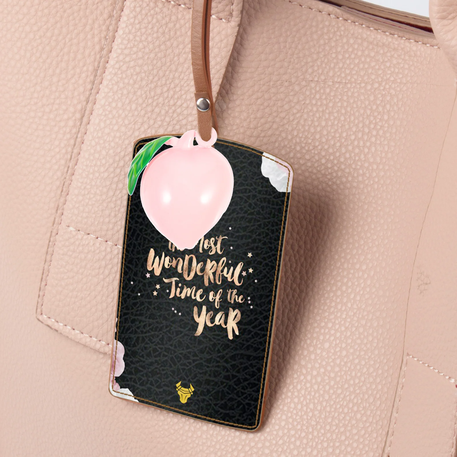 

10pcs Peach Bell Accessories Amulet Diy Bells Portable Craft Charm Festival Decoration Brass Xmas Bell Handcrafted