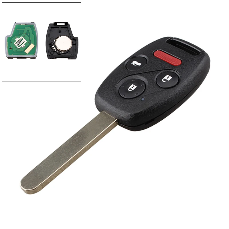 

313.8MHz 4 Buttons Remote Key Fob Keyless Entry Transmitter for Honda-Accord-Civic-Pilot-CR-V 2006-2011 with 46 Chip N5F-S0084A