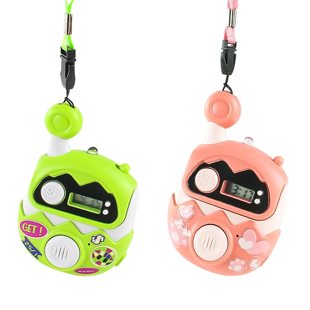 Crianças usb relógio sem fio walkie-talkie brinquedos 300m remoto chamada sem fio walkie-talkie interação pai-filho brinquedos educativos