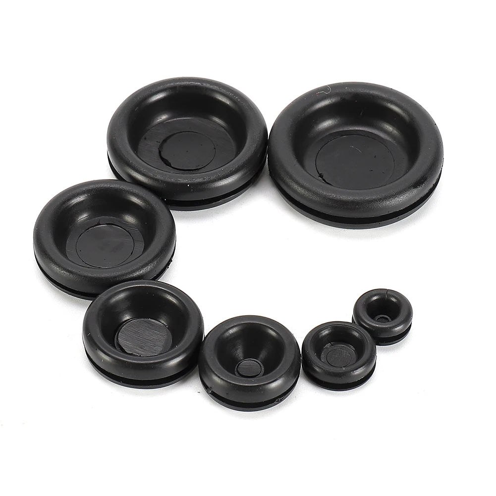 200PCS Rubber Grommet Assortment for Cable Management in Electrical Panel Mounting and Industrial Machine Integration