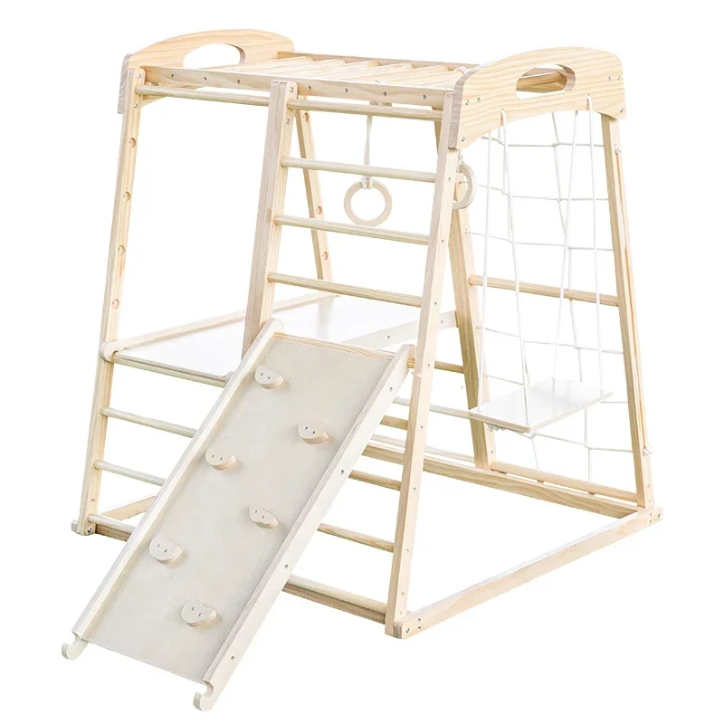 Multifunctional New Outdoor Climbing Frame Structure Games Wooden Climbing Frame Playground Indoor Equipment For Kids