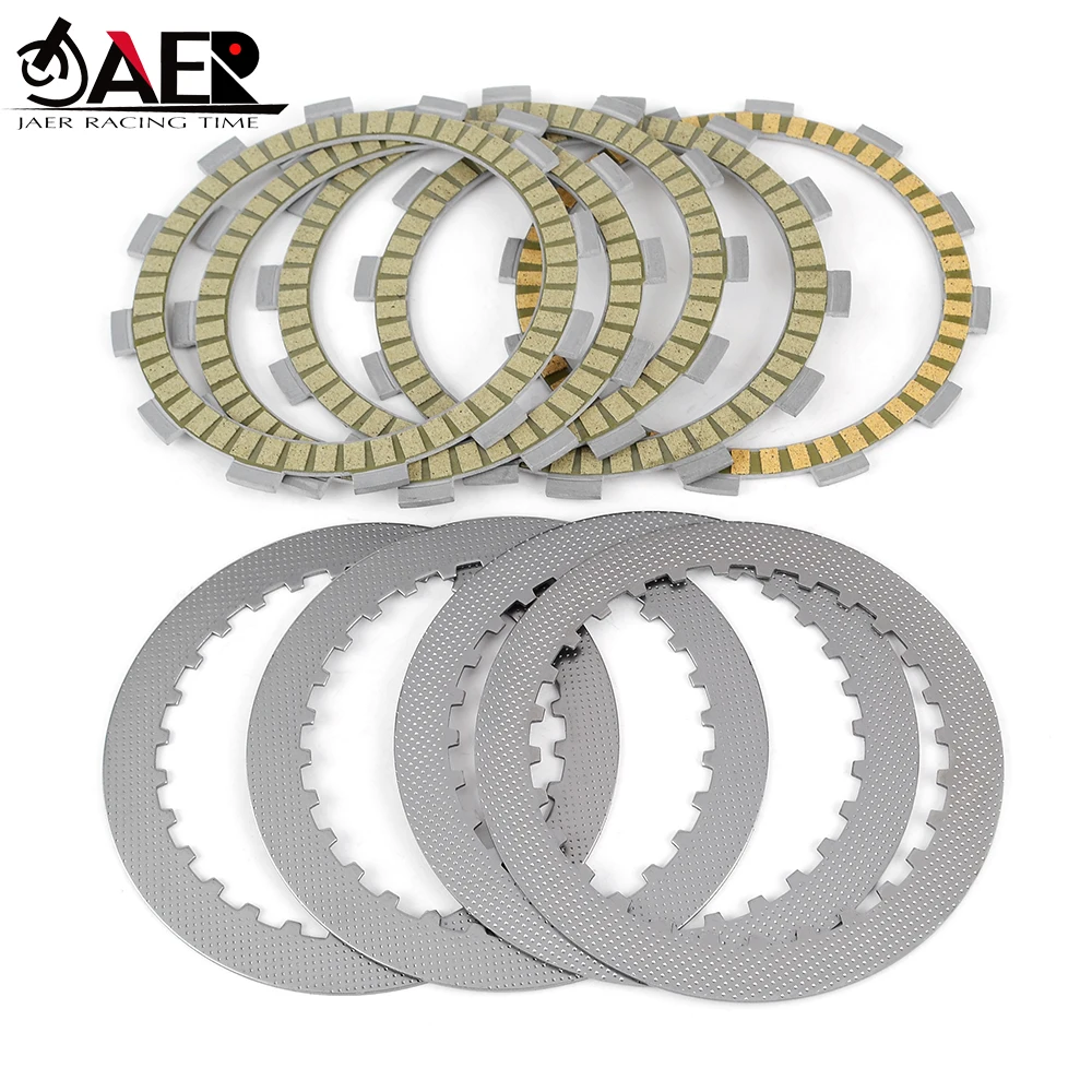 Clutch Friction Disc Plate Kit for Suzuki 21441-37400 DR250S 1982-1987 21440-19F00 GN250 1985-2001 GN250E 1996-2001 Big Boy