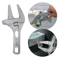 16-68mm Universal Repair Set Bathroom Hand Tools Large Opening Pipe Wrench Nut Key Adjustable Spanner Bathroom Repair Tool