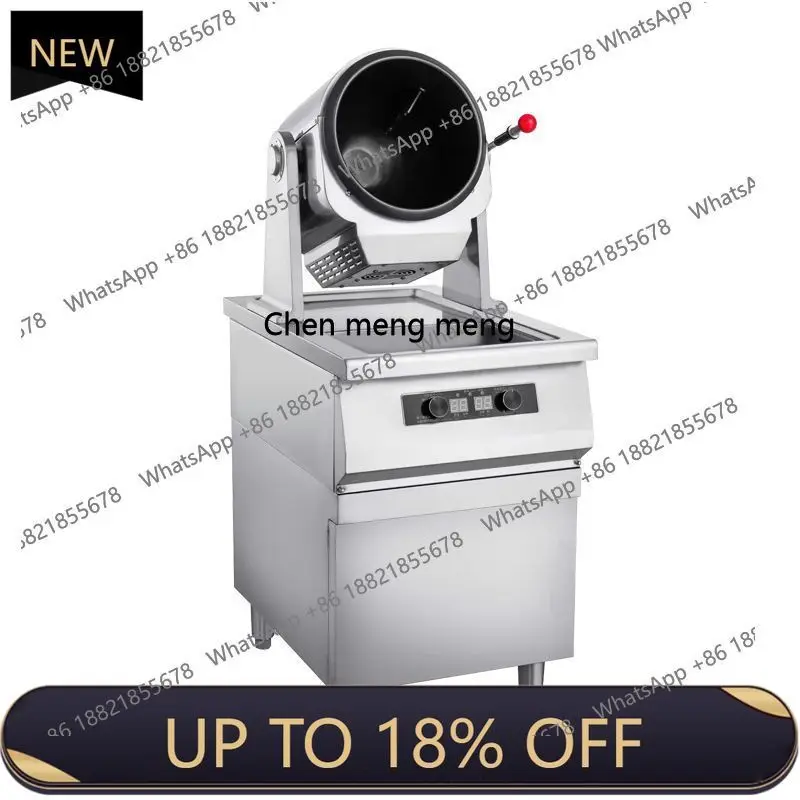 

Z189 Commercial single-head cabinet type fast food fried rice noodles intelligent stir-frying electromagnetic roller stir-fry ma