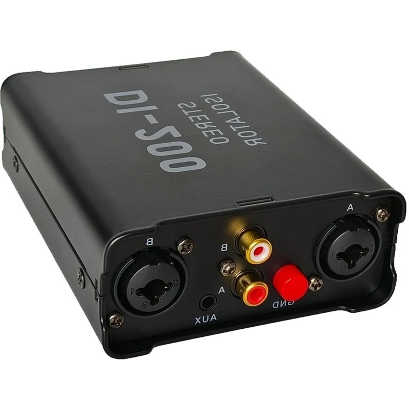 T23C Dual-Channel XLR Stereo For Mixer Mic Live Audio Isolator Multifunctional Noise Filter 2 Way