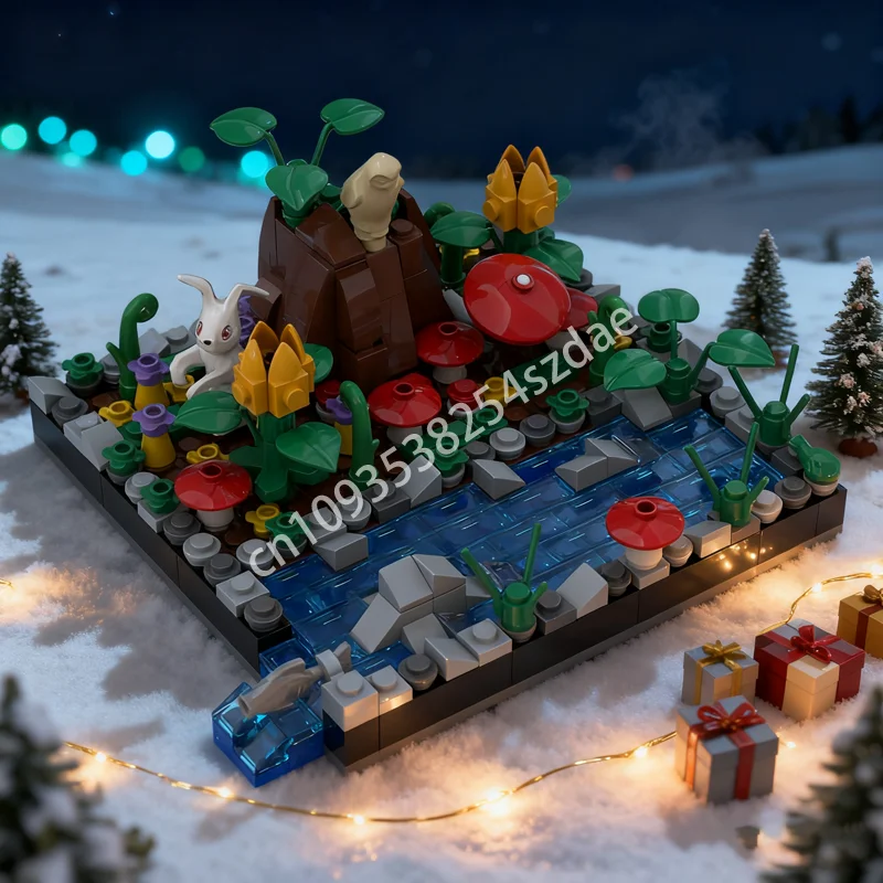 361 قطعة MOC حكاية خرافية صغيرة Diorama ديزني نموذج اللبنات العمارة تجميع هدية الكريسماس لتقوم بها بنفسك اللعب الإبداعية للأطفال #1