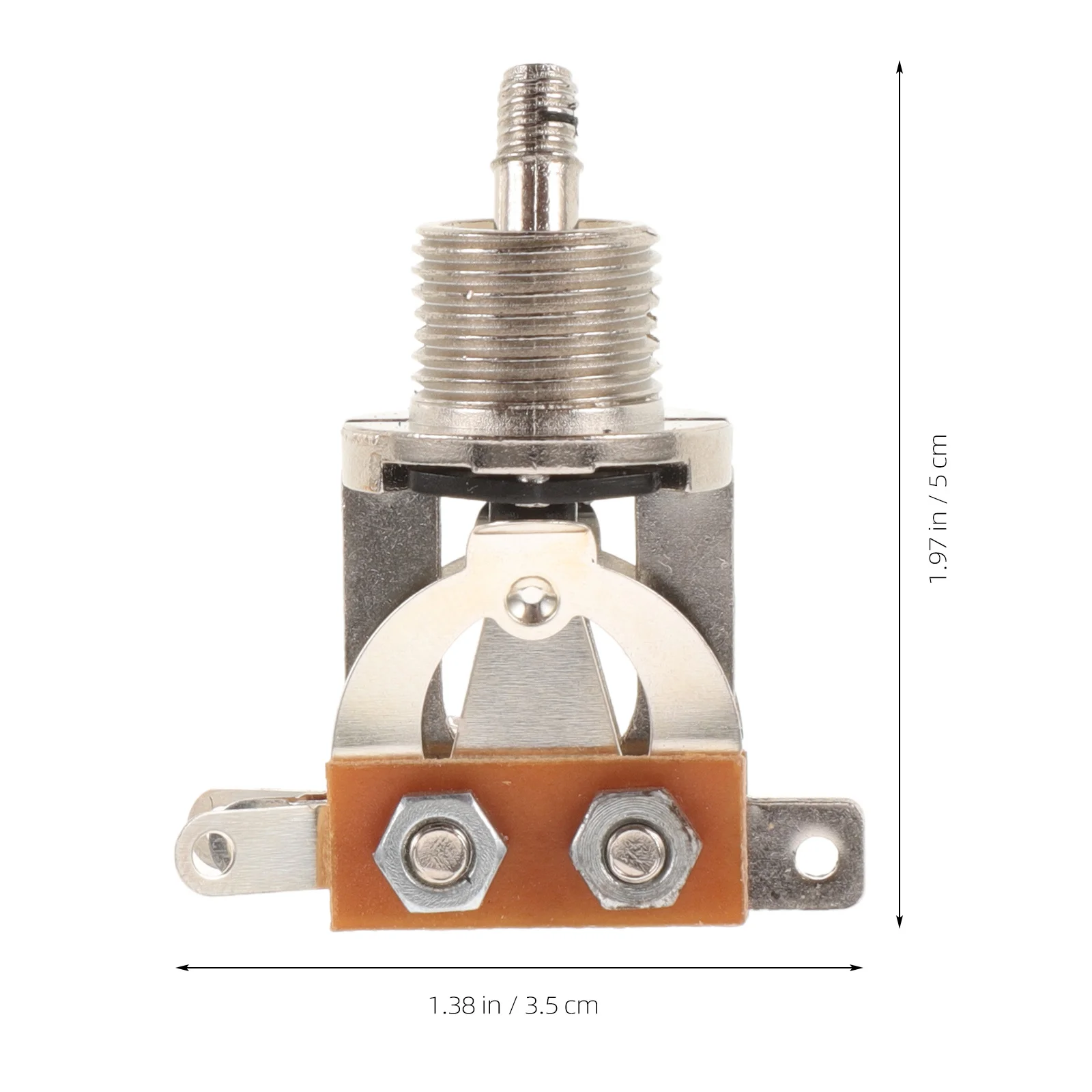 3 قبعات مقبض معدني لمفتاح تبديل الجيتار المستقيم، تصميم متين، إعداد سريع، نمط فريد من نوعه
