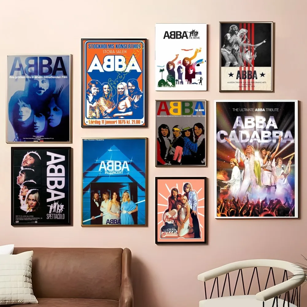 Classic Abba Band Classic Movie Posters HD Quality Poster Wall Art Painting Study Nordic Home Decor