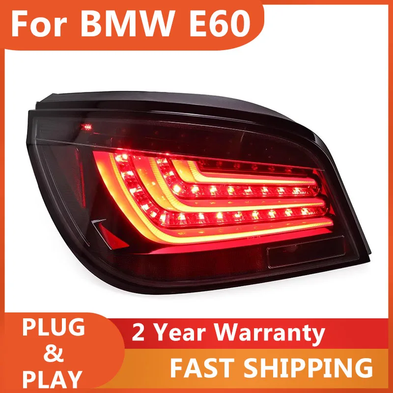 

2PC Car Styling for BMW E60 Taillights 2004-2010 for E60 Tail Lamp DRL Fog Brake Turn Signal Reversing