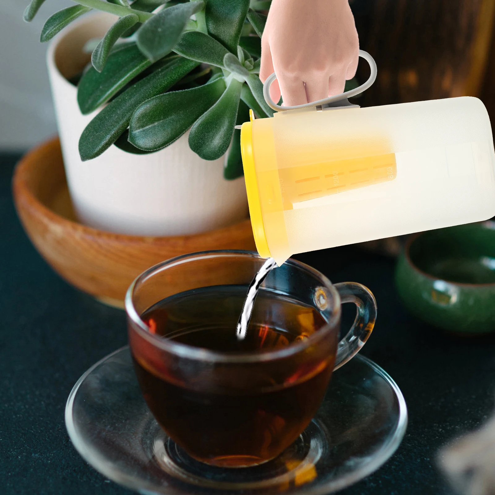 

Plastic Water Kettle Exquisite Lid Design Large Capacity Suitable for Family Daily Use Entertaining Guests Excellent