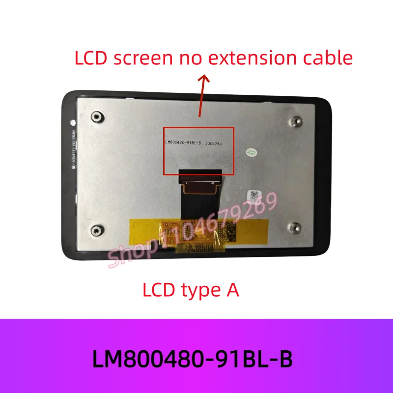 LM800480-91BL-B LCD display screen for CFMOTO 800MT Motorcycle Instrument Display Screen Assembly