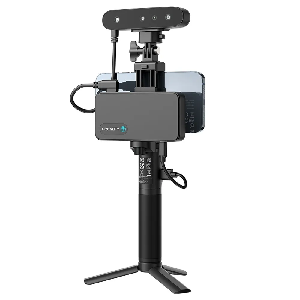Creality CR-Scan Ferret Pro 3D-scanner Infraroodlichtbron, maximaal 30 fps Scansnelheid 0,1 mm nauwkeurigheid, 150-700 mm werkafstand