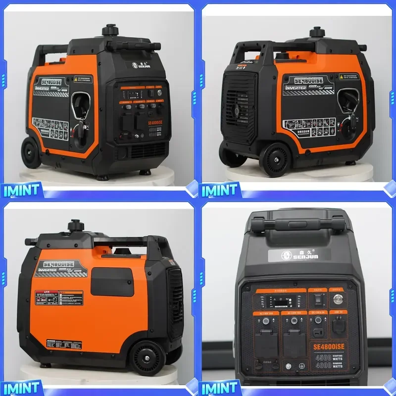 3KW 4KW Portable Silent Generator 5KW 6KW Inverter Silent Generator Supper Quiet Petrol Generator Home Use Camping