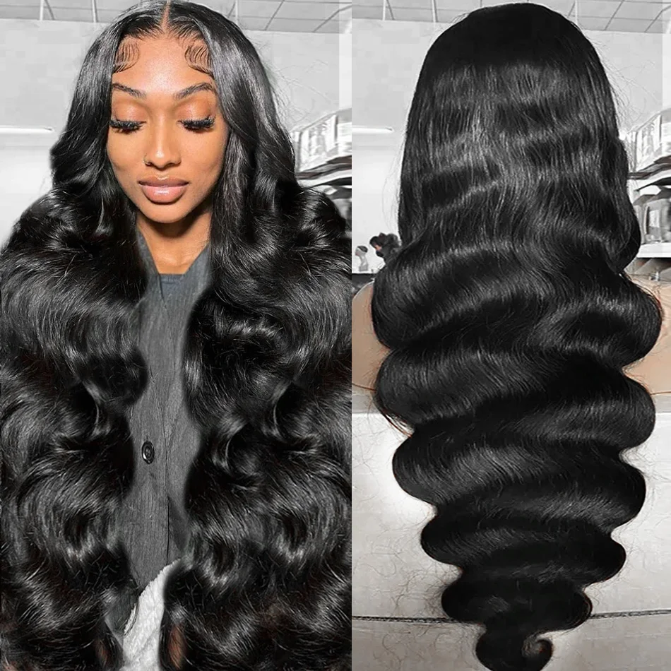 30 40 Inches Body Wave 13x4 HD Lace Frontal Wig Lace Front Human Hair Wigs 13x6 Transparent Human Hair Wigs For Woman