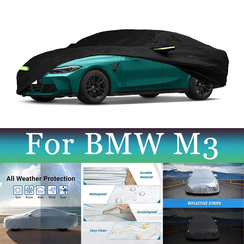

For BMW M3 Car Cover Waterproof Dustproof Car Cover UV Protective Car Cover Exterior Snow Protection Covers Car Accessories