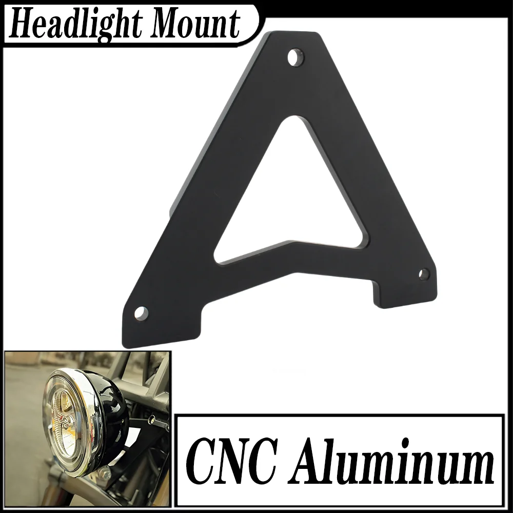 FOR Harley Sportster S RH1250S XL883N XL1200X Pan America Headlight Mount Bracket Aluminum Black Front OEM Replacement 2021-2024