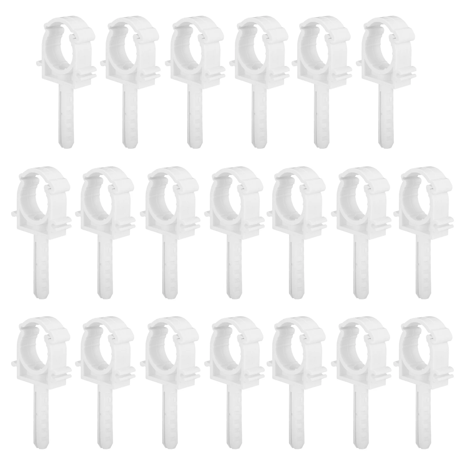 

20pcs PPR Tube Clamps Water Pipe Fixing Buckles Hose Supports Accessories Durable Strong Practical High Strength
