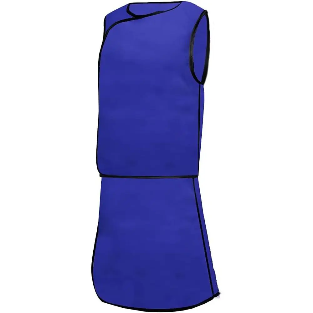 

Lightweight Blue Lead Apron, 0.50mm Pb, Full Coverage Vest Skirt
