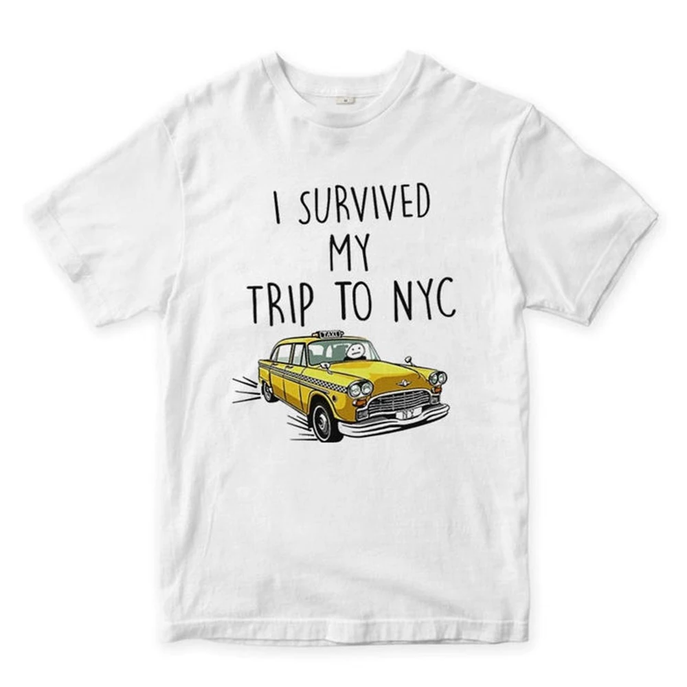 Tom Holland Same Shirt  I Survived My Trip To NYC Find X Pizza Shirts Unisex Funny Short Sleeve Tee Trendy Vacation Shirt Tops
