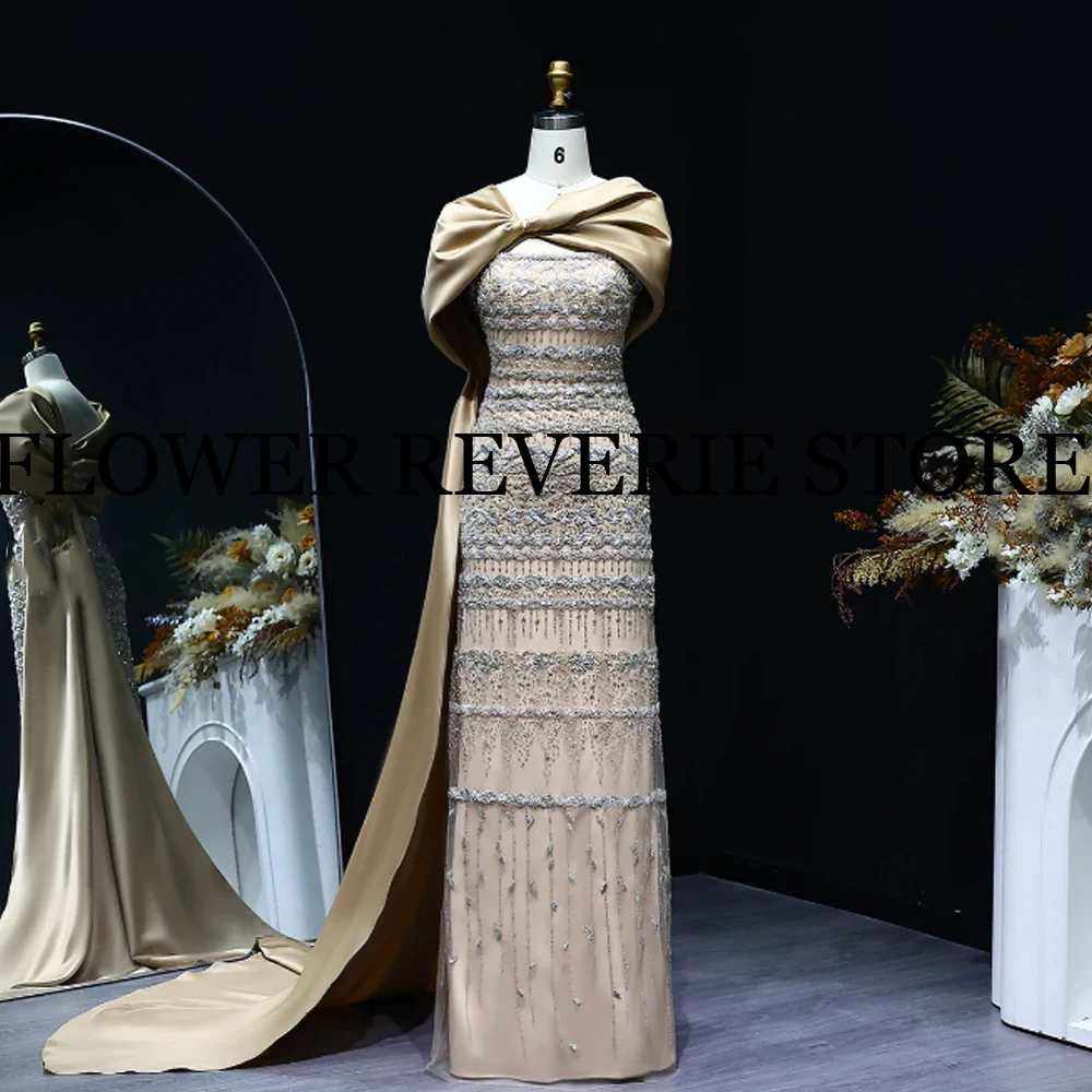 تخصيص جودة عالية أزياء كلاسيكية رائعة الترتر الديكور القوس مستقيم Poretrait فساتين طويلة فساتين حفلة موسيقية