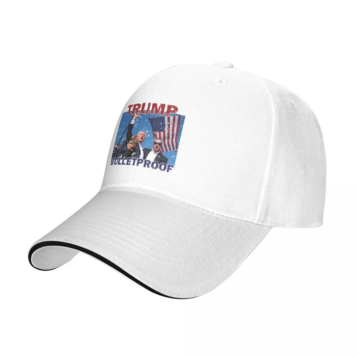 Donald Trump Assassination 2024 Election Baseball Caps Casual Sandwich Hat Unisex Style Polyester Headwear Sport