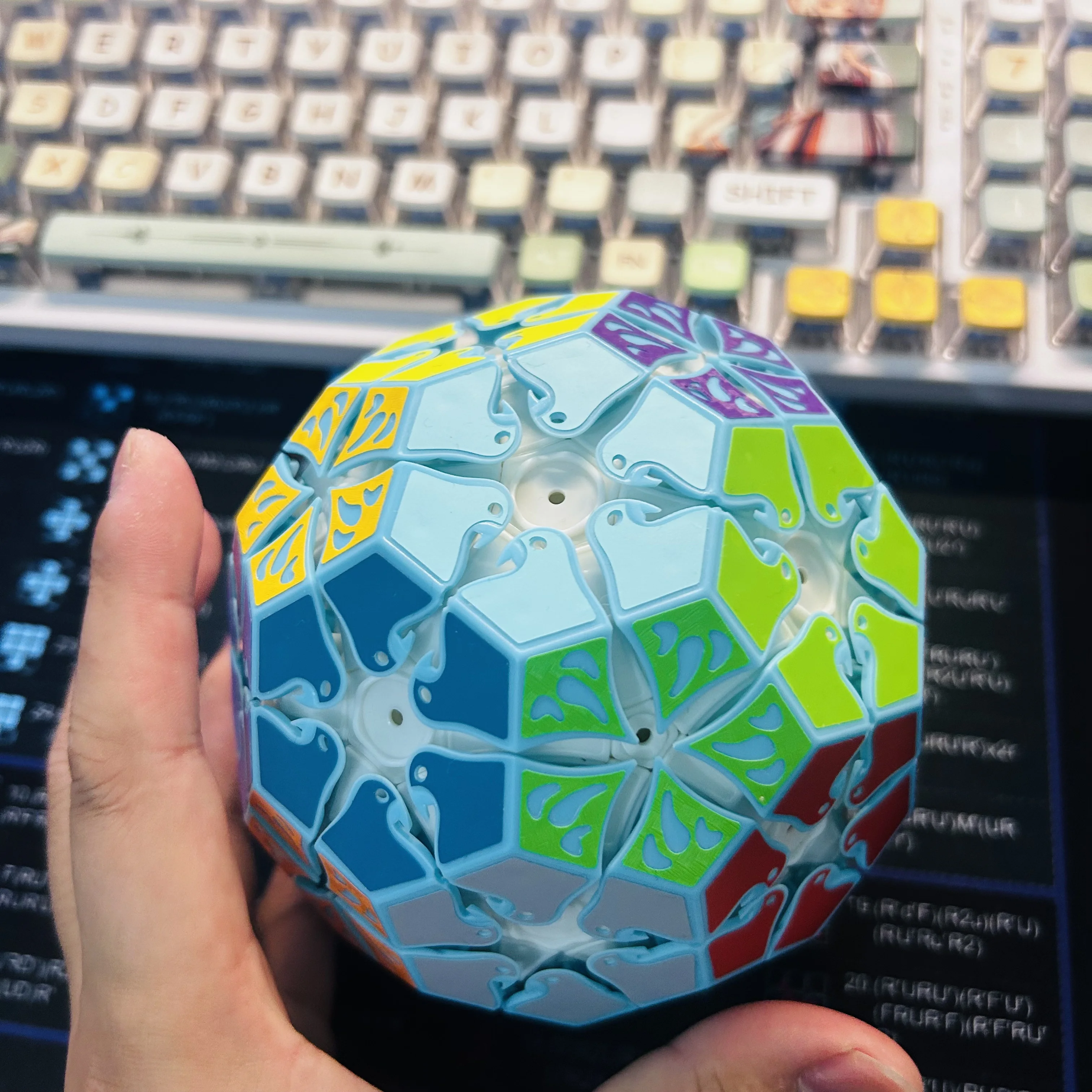 ألعاب VerryPuzzle Love Bird Cube Magic Cube Puzzle مجموعة ألعاب الجسم الزرقاء