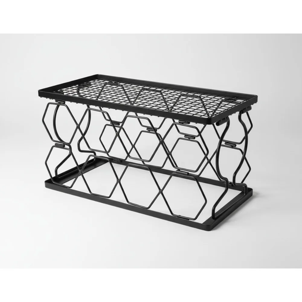 

Складная штабелируемая металлическая полка для вина на 8 бутылок, компактное хранилище для домашнего бара и кухни