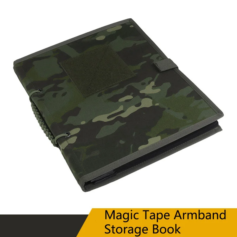 Magic Tape Armband Storage Display Book, Replaceable Design, Equipped with 4 Display Pages on the Inner Layer