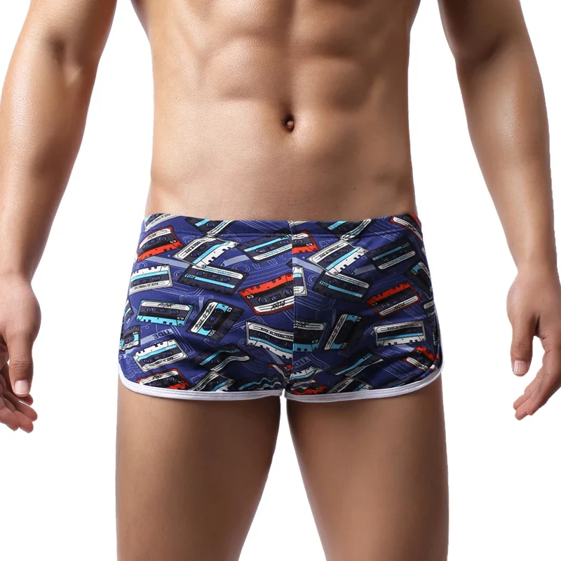 

Mens Underwear Boxers Loose Shorts Men's Panties Large Arrow Pants Male Homewear Underwear Classic Basics