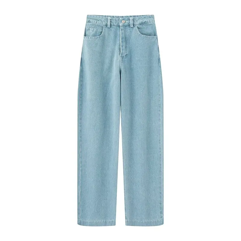 

Comfortable Denim Jaet with Belt And Collar Summer 2025 Women's Faion High Waist Long Pants Sli Outerwear