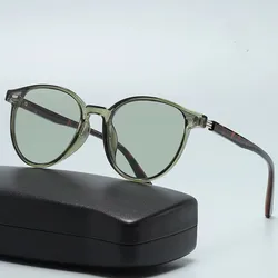 New oval-shaped Korean-style UV protection sunglasses for men and women(DS-306)