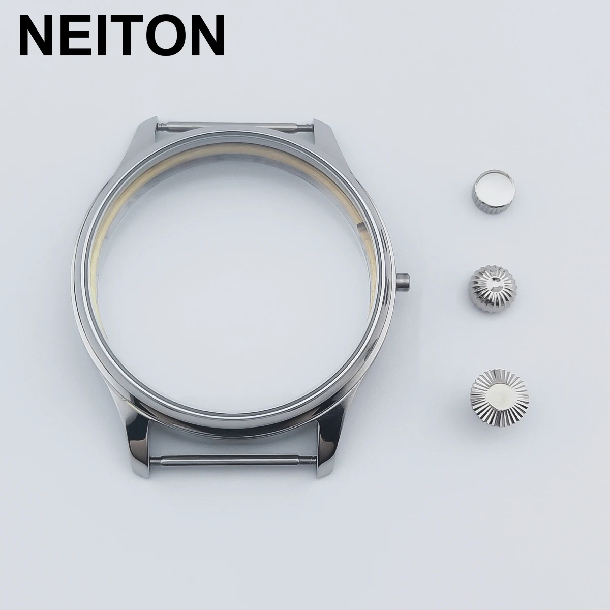 Mineral glass 316L Stainless Steel Watch Case 44MM Fit ETA6497/6498 ST3600/3621 Mechanical Movement Men's Gift Accessories