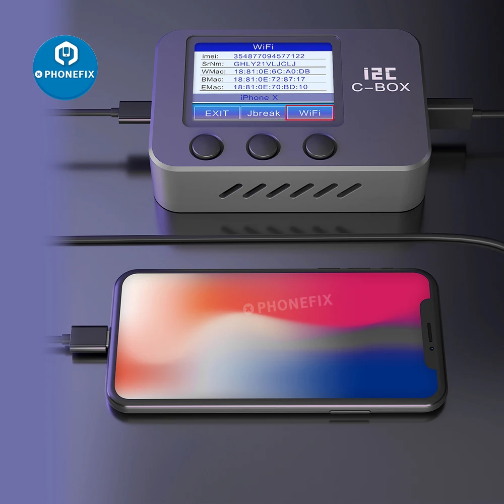 J-Box Jtag مبرمج ، تجاوز الهوية وكلمة مرور بصوت عال ل iPhone tag PM ، إصلاح الالتفافية بدون شاشة أصلية