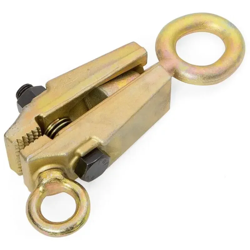 Universal Durable 5 Ton 2 Way Steel Auto Body Repair Tool Pull Clamp Frame Dent Puller Self-Tightening Gold RT-0013