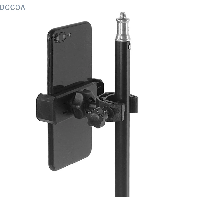 Smart Phones Music Live Show Holder Phone Holder 360 Degree Rotating Universal Microphone Supporting Stand