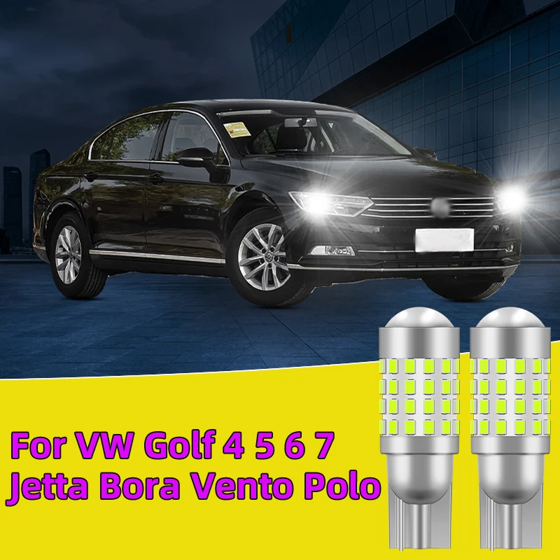 

2PCS For VW Golf 4 5 6 7 Jetta Bora Vento Polo Clearance Light side marker position Signal Lamp width light Car Led Traffic Bulb