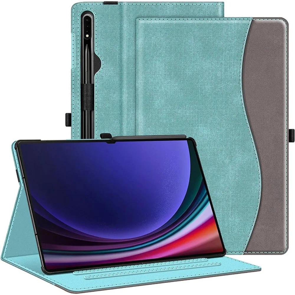 

Cases for Samsung Galaxy Tab S9 Ultra 14.6 inch 2023 Case Stand Pu Leather Protective Cover for Samsung Galaxy S8 Ultra 14.6"