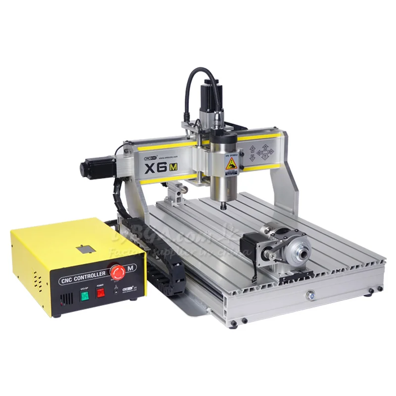 LY X6M 1.5KW Router Engraving Machine Water Air Cooled Spindle ER11 Collet Metal Wood Carving Milling Drilling Machine 3 4 Axis