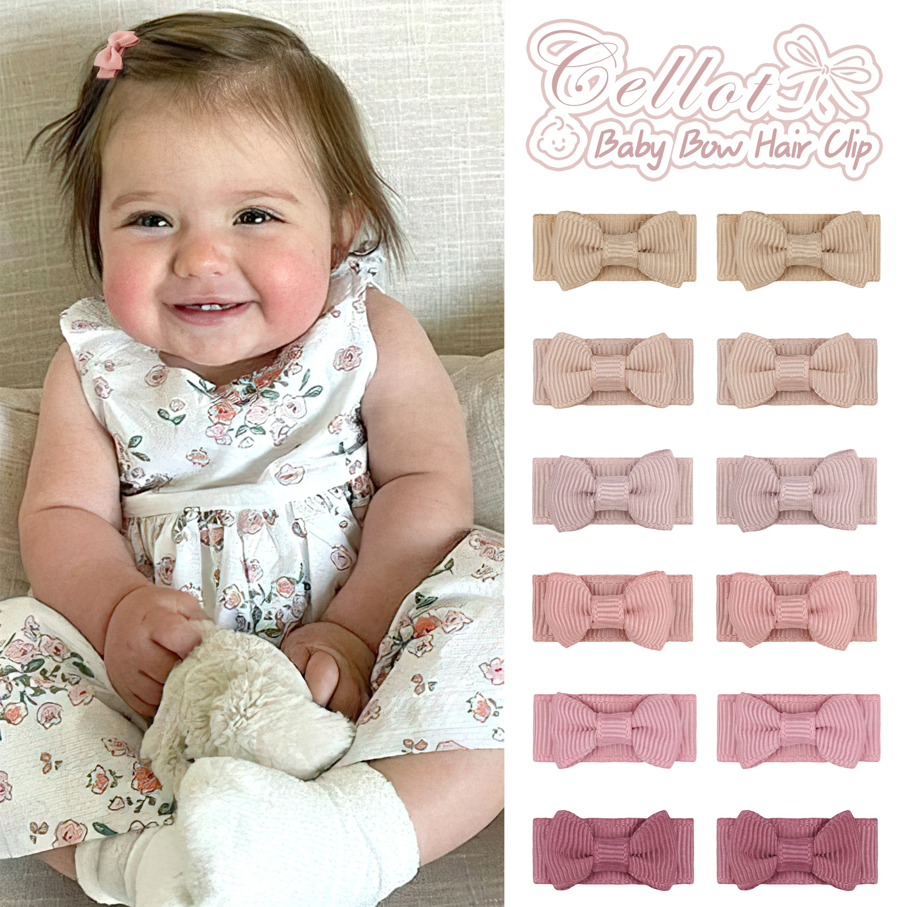 20 teile/satz Baby Haars pangen nicht verletzt Haar Kopfschmuck Baby Lanugo Haarnadel Trompete Prinzessin Haars pange für Kleinkind Haarschmuck