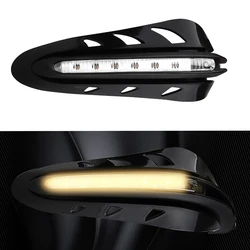 2Pcs Motorcycle Handlebar Hand Guards With LED Lights Universal Motos Anti Collision Handguard Motorbike Accessories