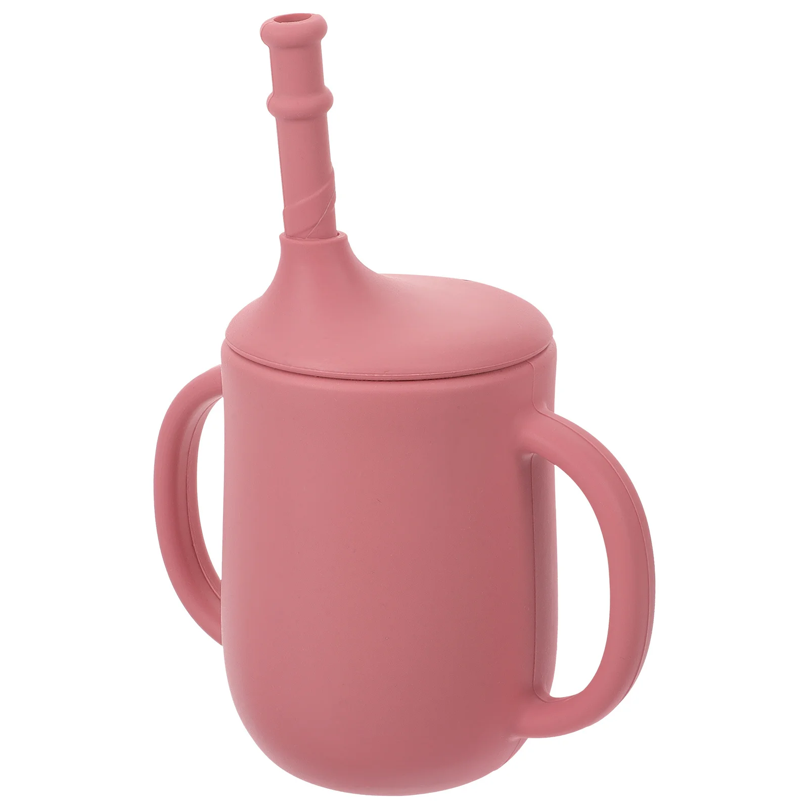 

400Ml Silicone Baby Cup with Straw Toddler Training Cup for Water Juice Cool Or Hot Drinks Flexible Safe for Delicate Mouth