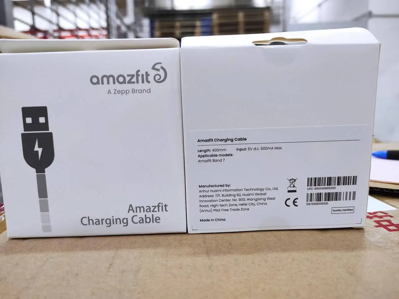 Cabo De Carregamento Original Para Banda Amazfit 7, 400mm, Novo