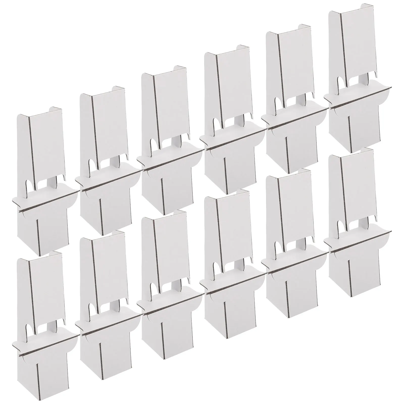 

12pcs Cardboard Poster Easel Stand Display Stand For Picture Frames Wedding Sign Craft Mini Frames Backing Support Lightweight