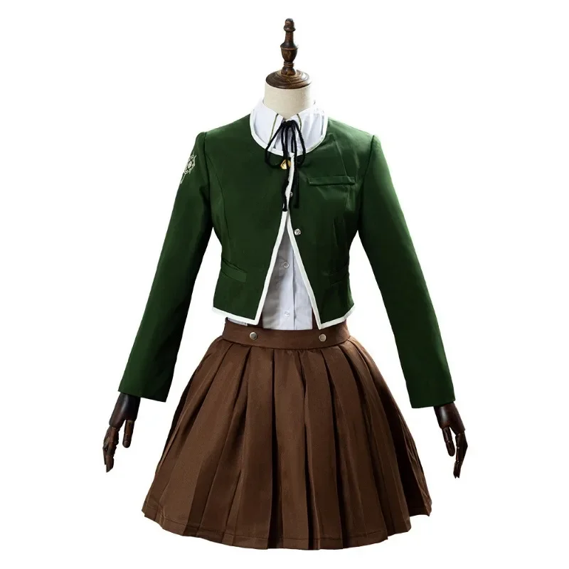 Disfraz de Halloween de Cosplay Chihiro Fujisaki para mujer, Uniforme SвJK, Conjunto Jupe Plissée Marrón, Disfraces de Halloween
