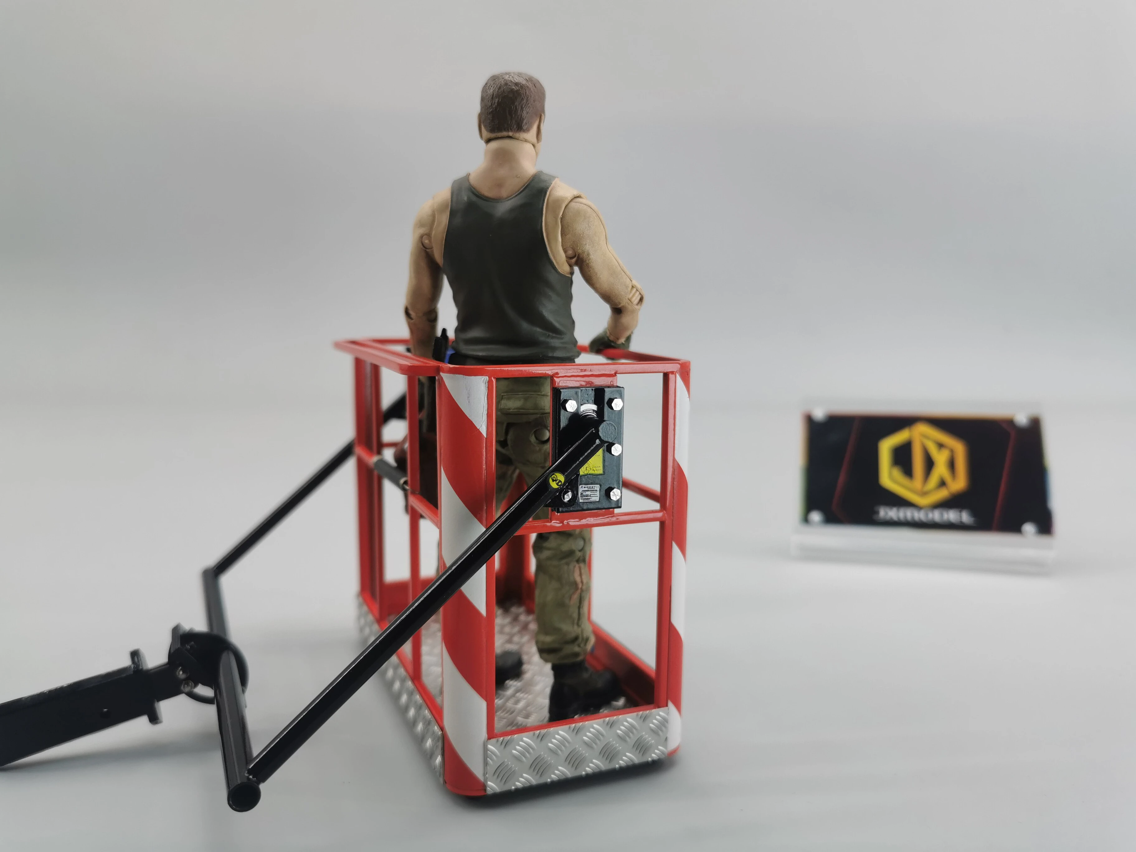 JXmodel For 1/14 Truck-mounted Crane Operation Cage F1650 Extended Attachment Lifting Cage FASSI Rc Accessories