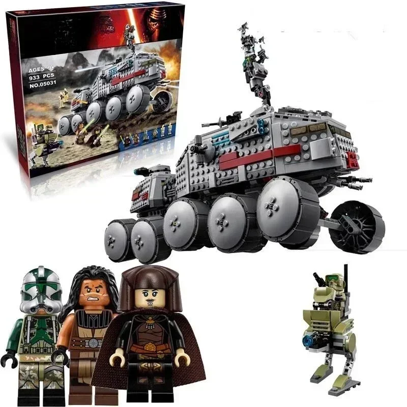 

IN STOCK Movie 75151 Scene Turbo Tank Building Block Props Model Children's Assembled Toys Birthday Christmas Gifts